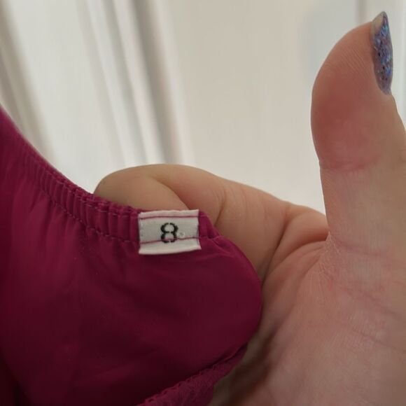 Vintage Nah Nah Floral Blazer and Magenta Dress Suit Set 2-piece Size 8 - Picture 9 of 11